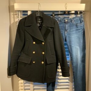 New - J Crew “Stadium” Wool peacoat